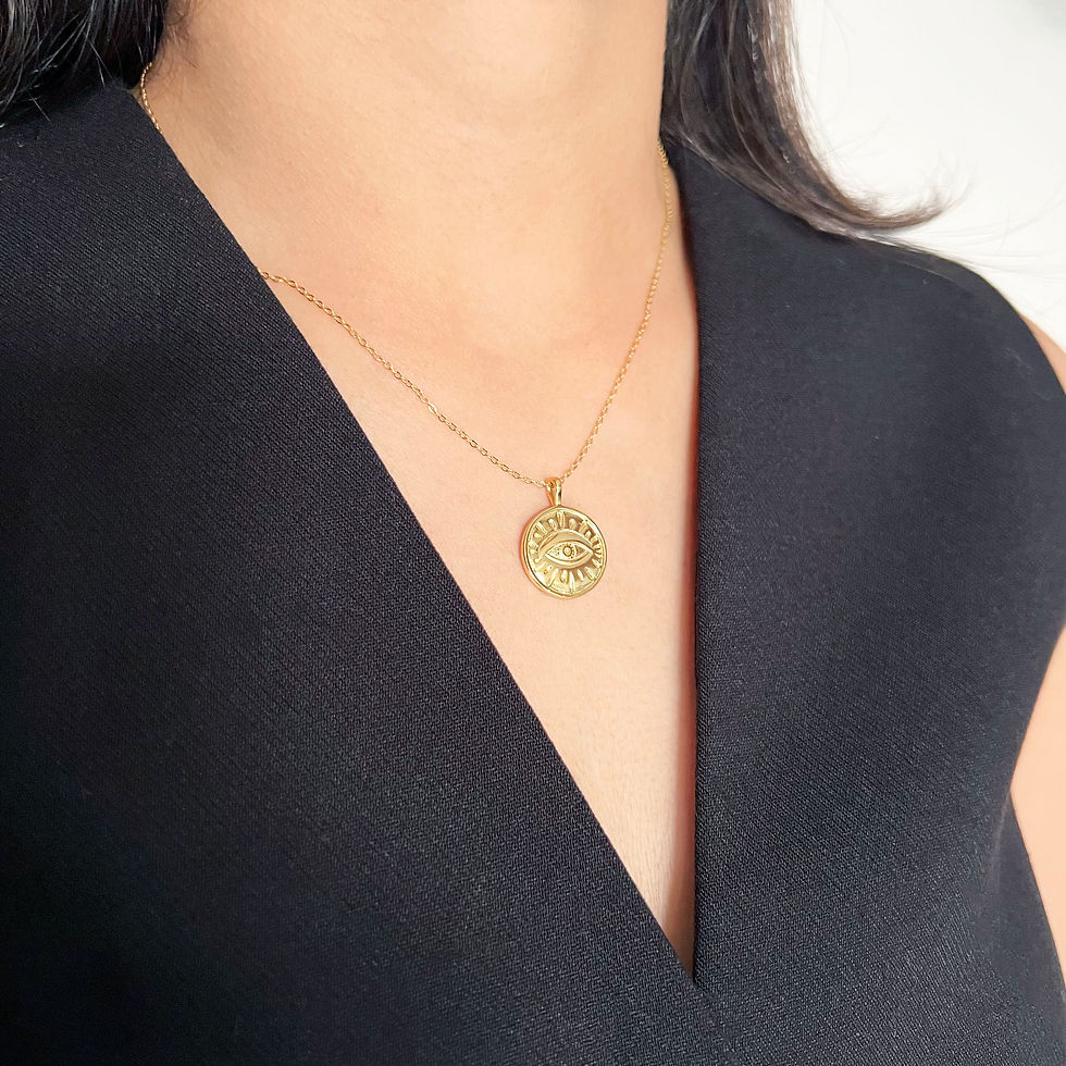 Thumbnail: Evil Eye Necklace | Gold