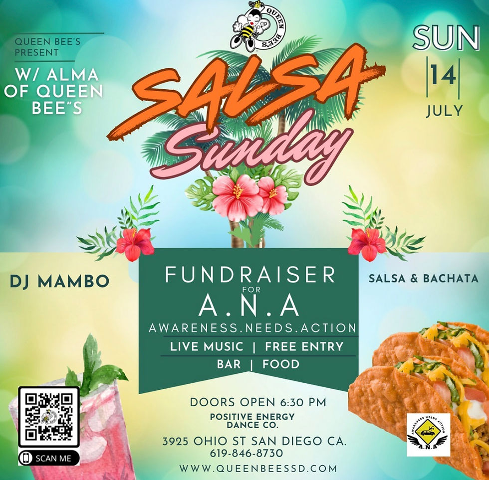 Fundraiser Salsa & Bachata Sunday 