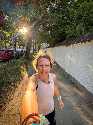 langer Lauf beim Marathontraining