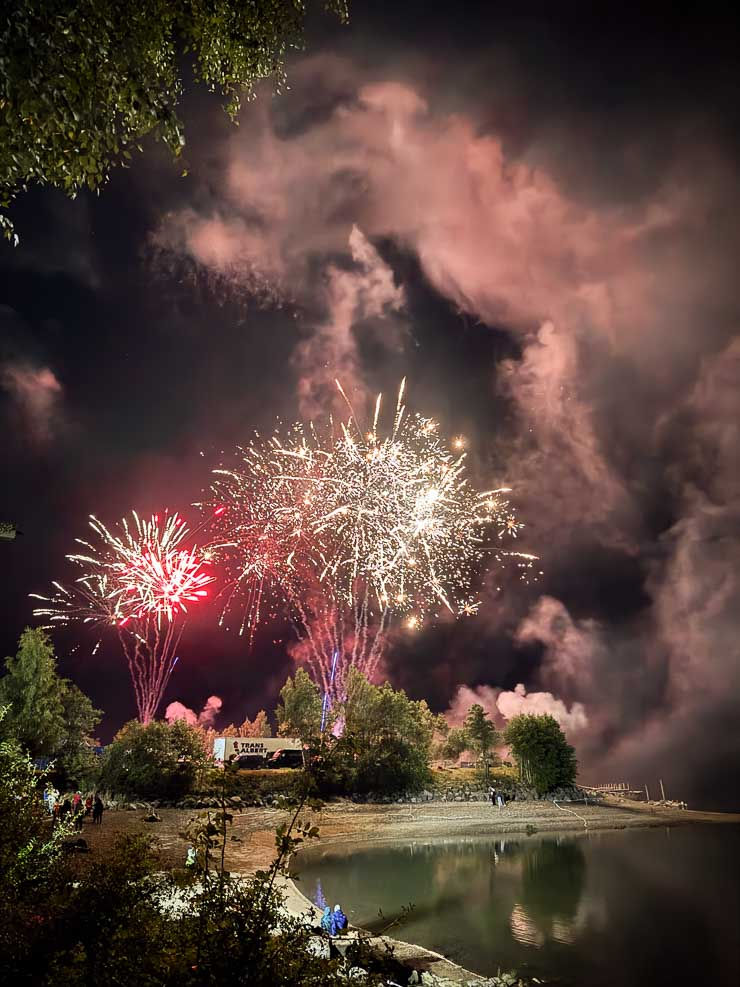 Feuerwerk Reschenseelauf