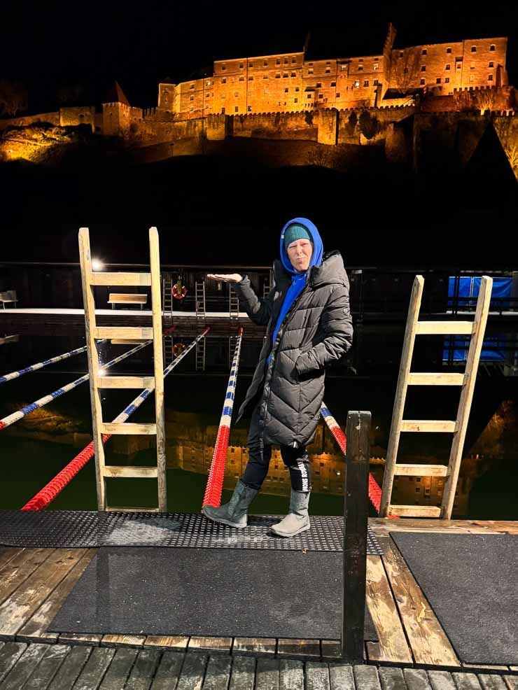 Eisschwimm-Wettbewerb in Burghausen - wenig Hitzetraining für den ODM