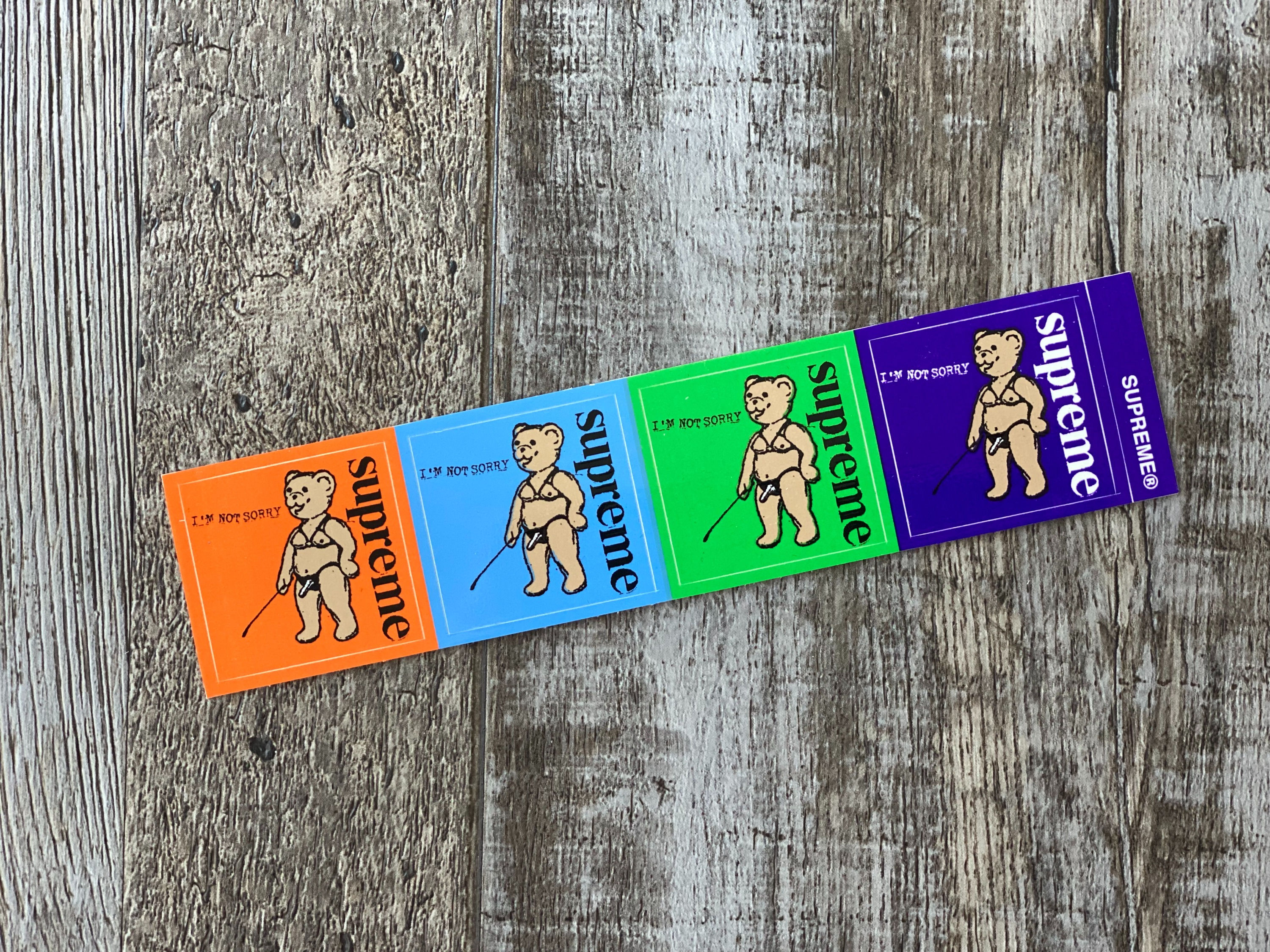 Supreme I'm Not Sorry Mini Sticker