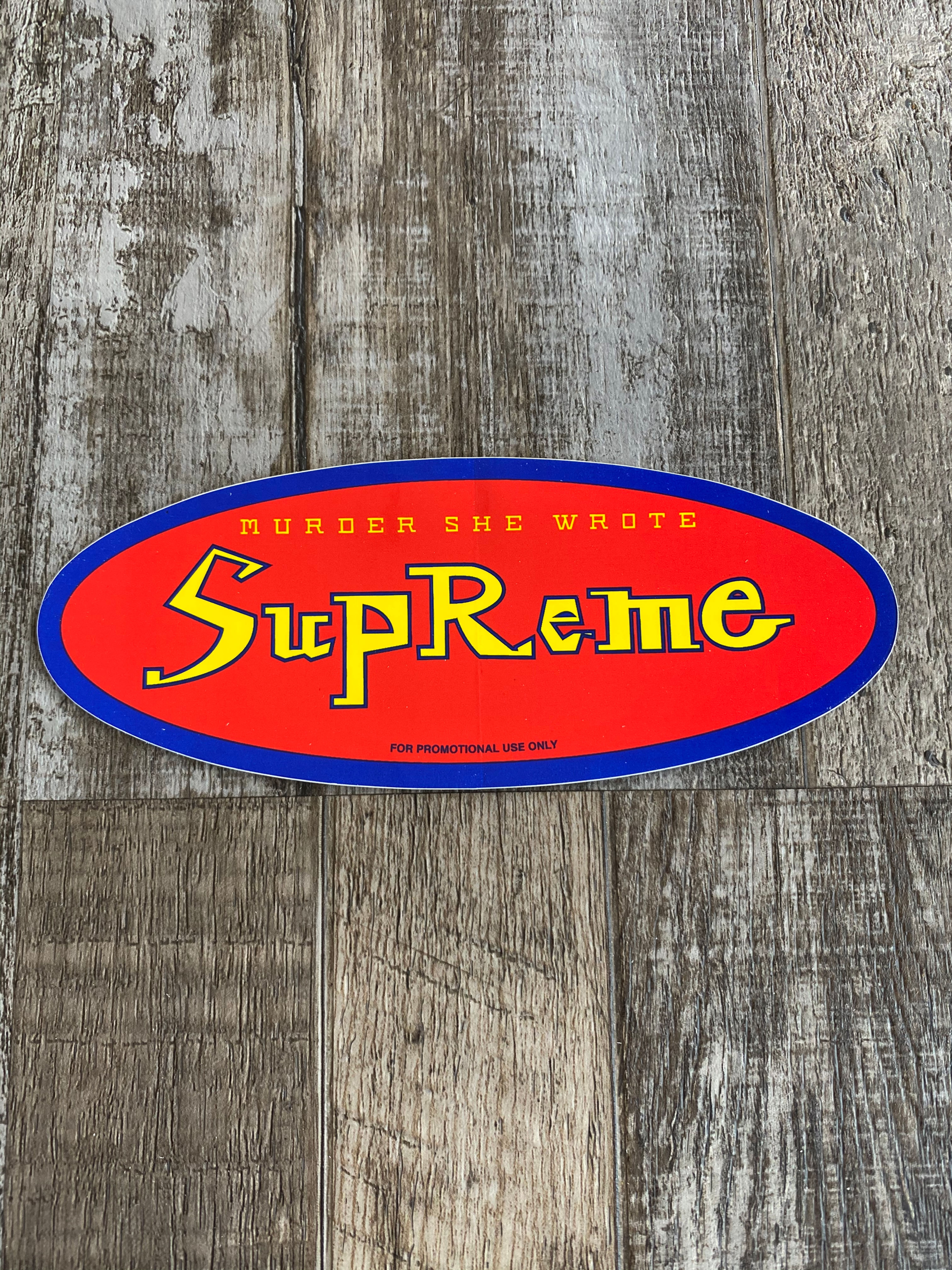 Supreme Murder She Wrote Sticker