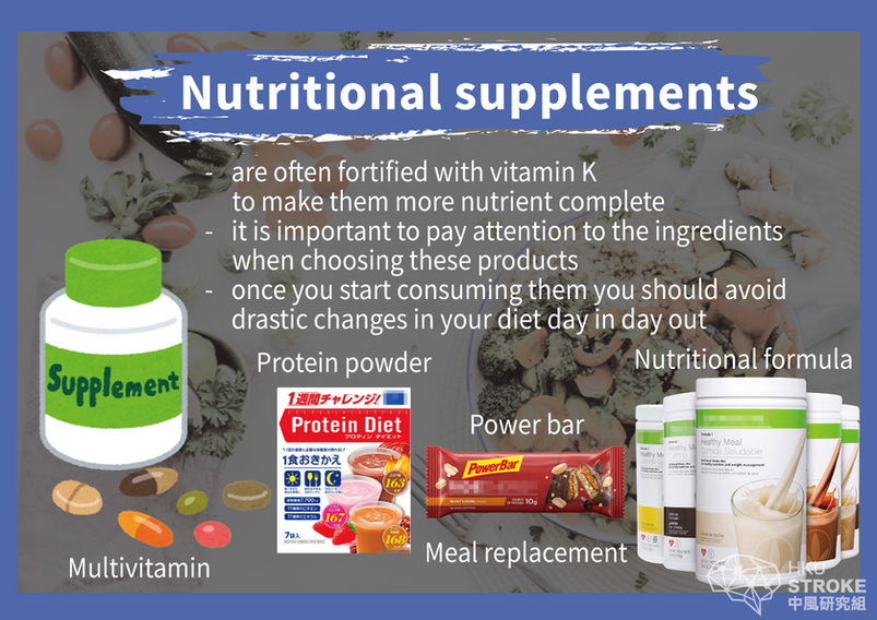 Dietary Tips Warfarin HKU Stroke