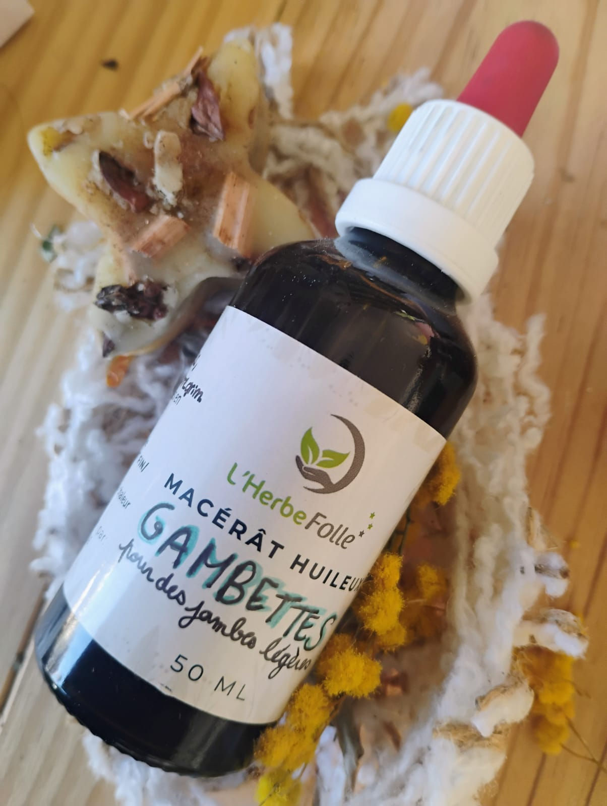 GAMBETTE - Macérât huileux pour des jambes légères