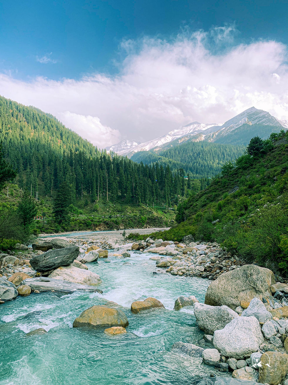 Kheerganga mountain river