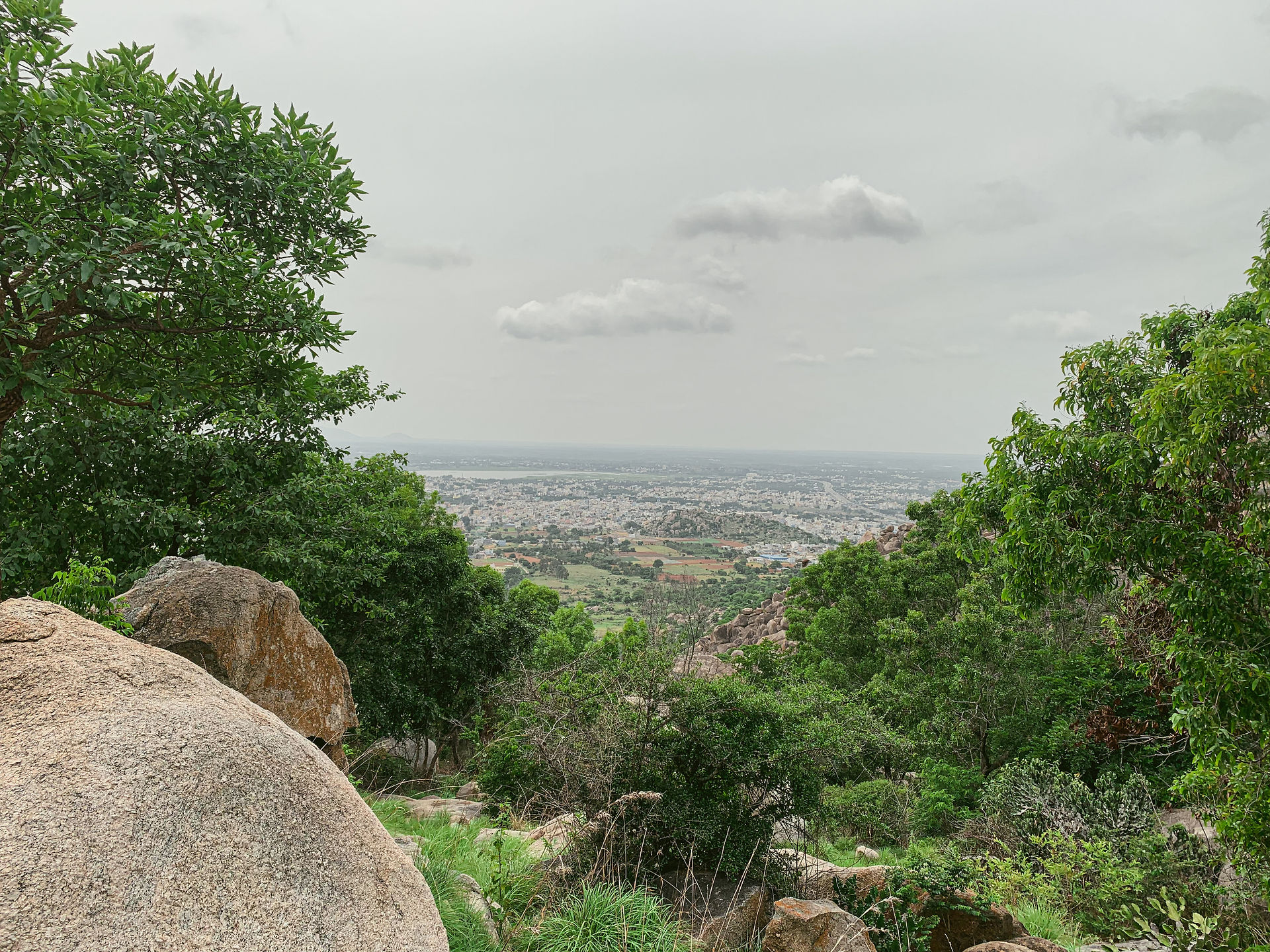 Anthargange Trek Top City View 