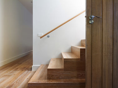 Wooden Staircase Entry