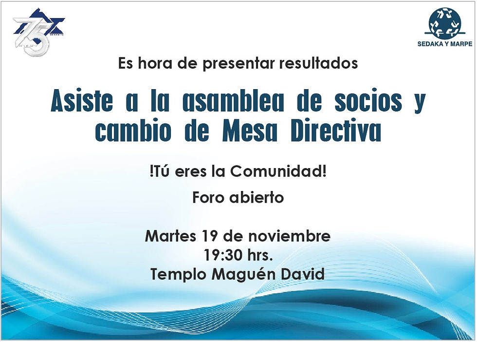Asamblea y Cambio de Mesa Directiva