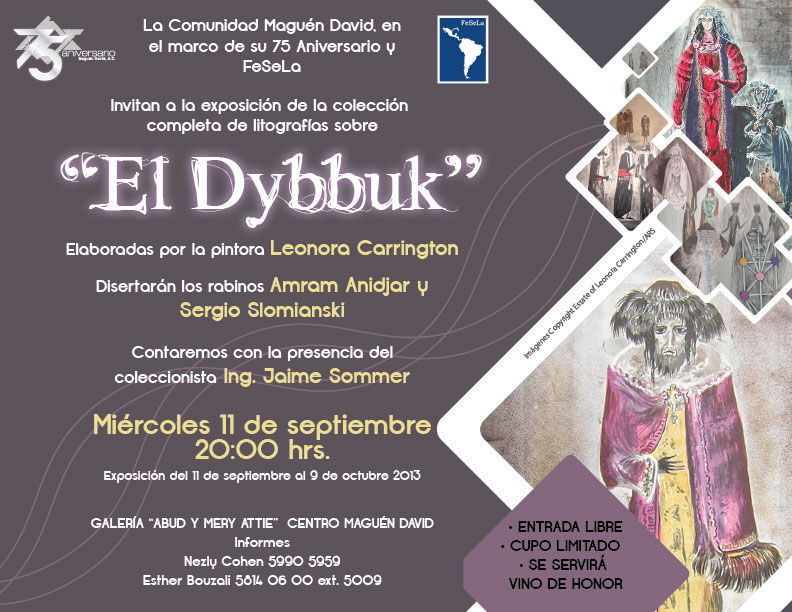Exposicion y Conferencia El Dybbuk