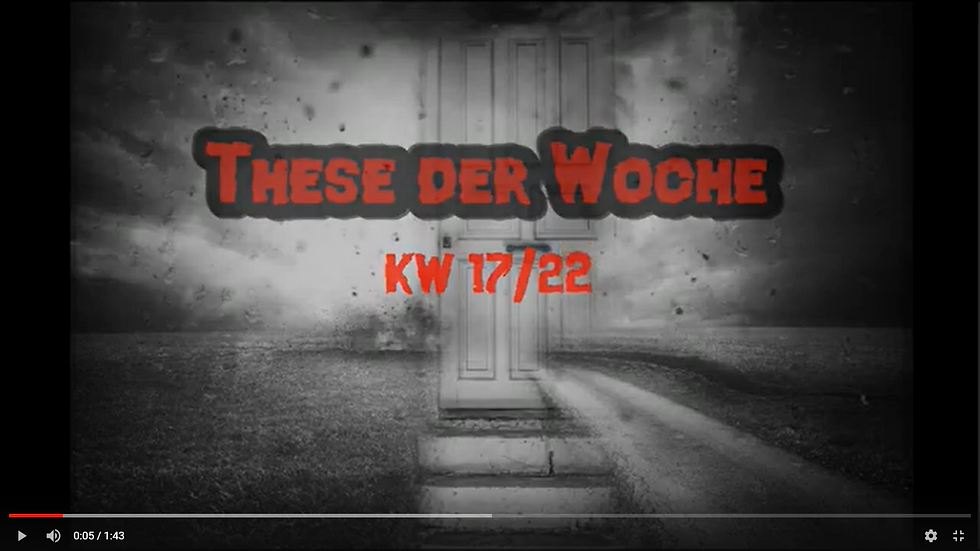 These der KW 17/22 und Auslosung