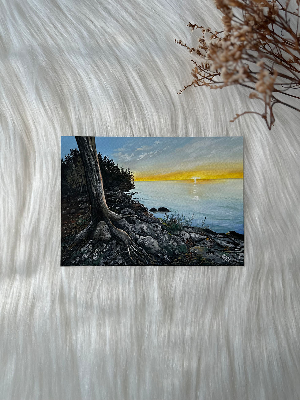 Thumbnail: Original Gouache Artwork-Sunworn