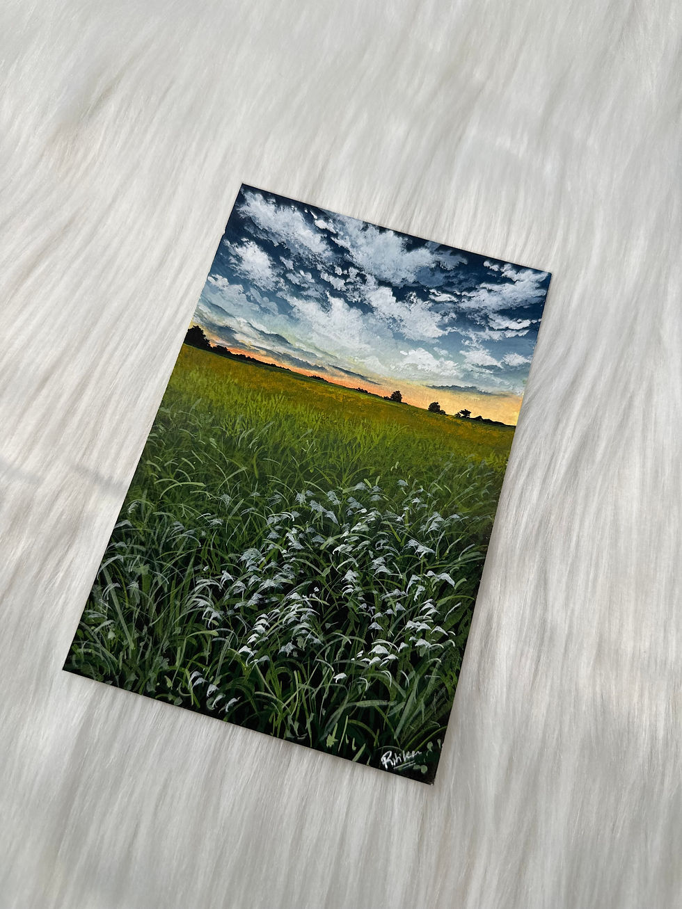 Thumbnail: Original Gouache Artwork- Color of Peace