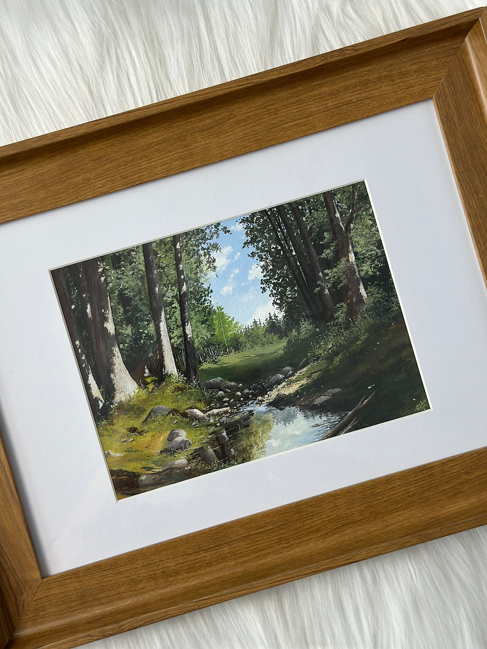 Thumbnail: Original Gouache Artwork-True Nature of Life