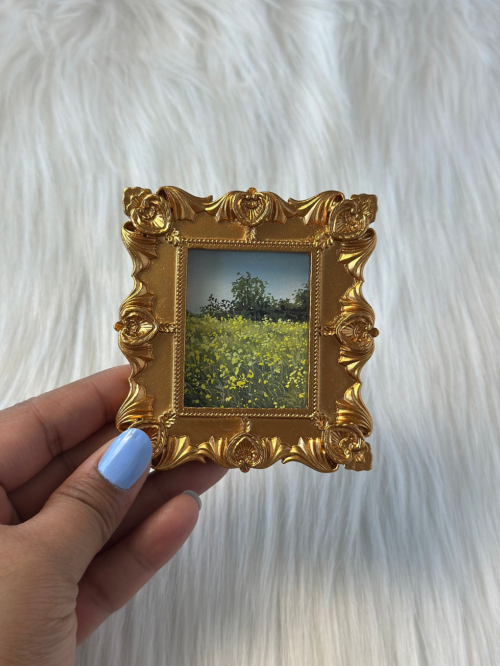 Thumbnail: Original Framed Mini-Sunny Bloom