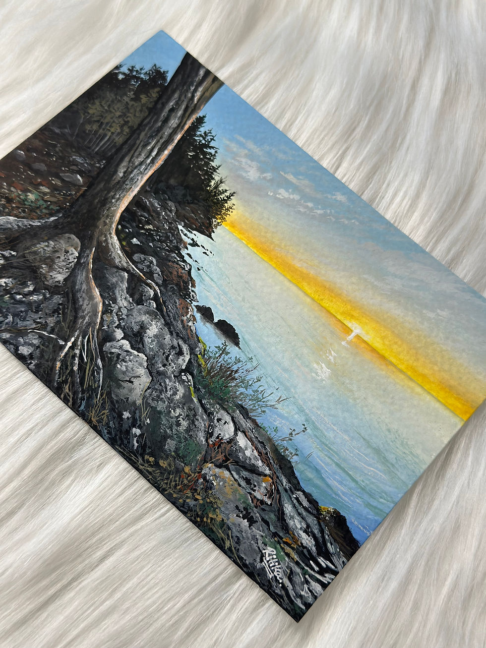 Thumbnail: Original Gouache Artwork-Sunworn
