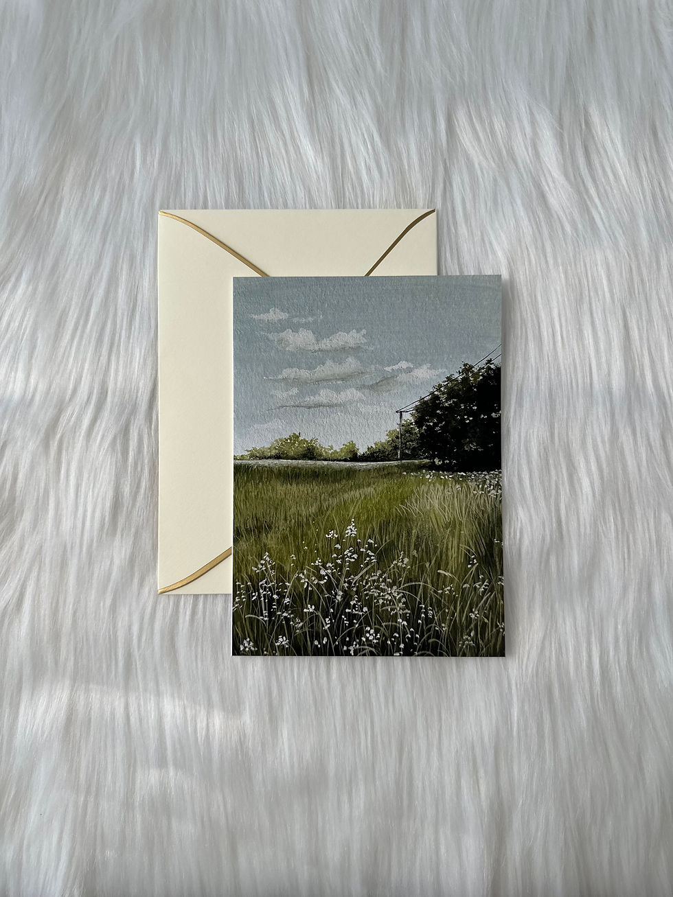 Thumbnail: Art Card Set-Breath of Blue & Floating over Green