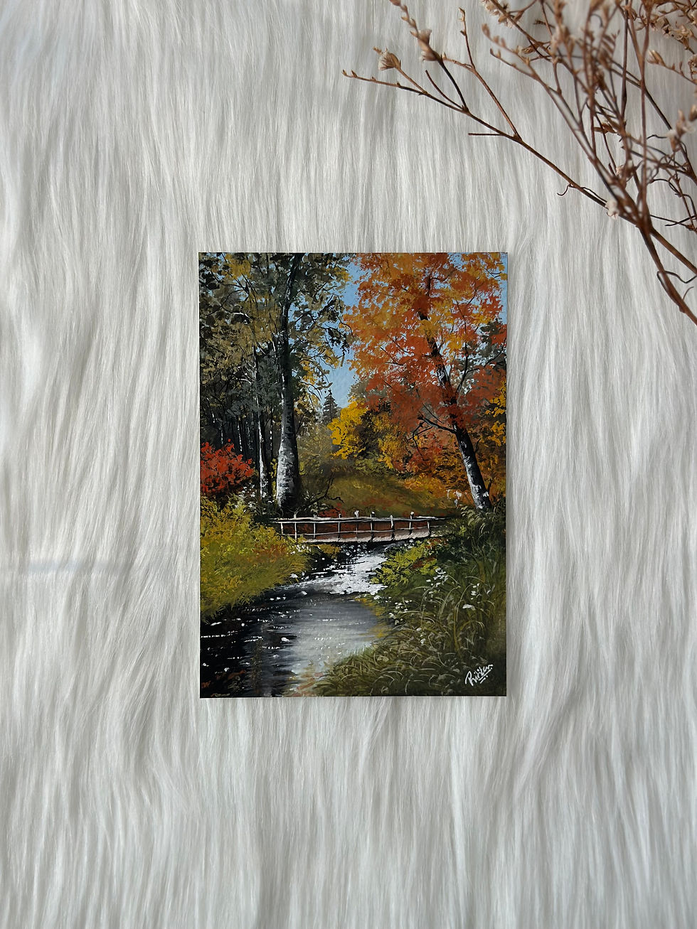 Thumbnail: Original Gouache Artwork- Autumn Keepsakes