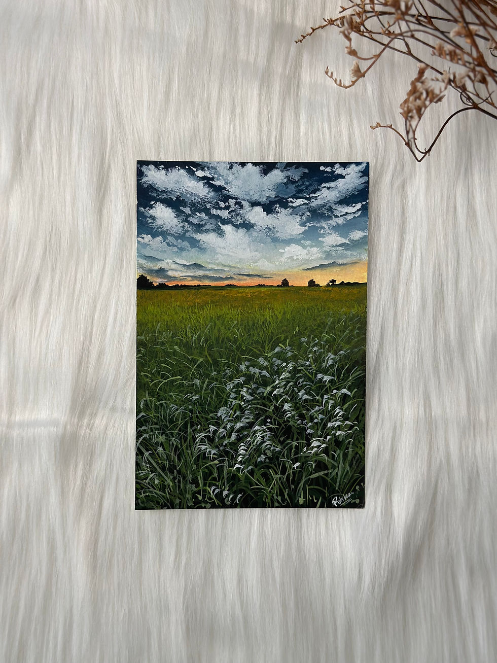 Thumbnail: Original Gouache Artwork- Color of Peace