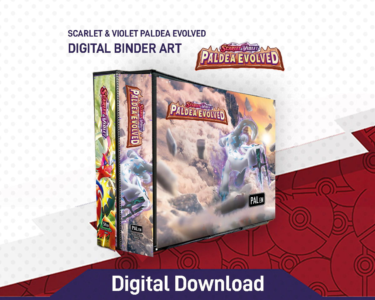 Scarlet & Violet Paldea Evolved Binder Inserts Digital Art