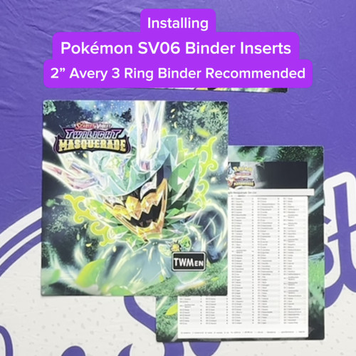 SV06 Twilight Masquerade Pokmon Binder Art | Elm Street Games SV06 Twilight Masquerade Pokmon Binder Art | Elm Street Games
