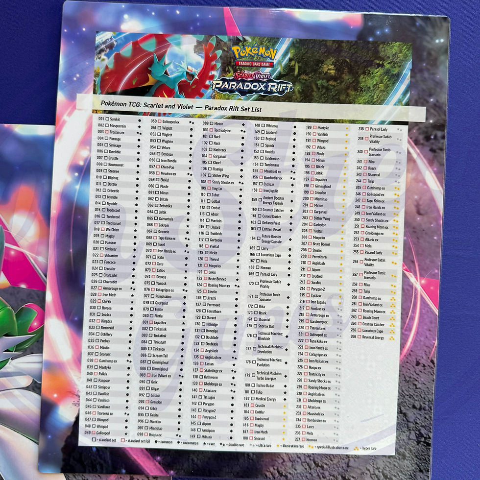 Thumbnail: SV04 Paradox Rift Pokémon Binder Art