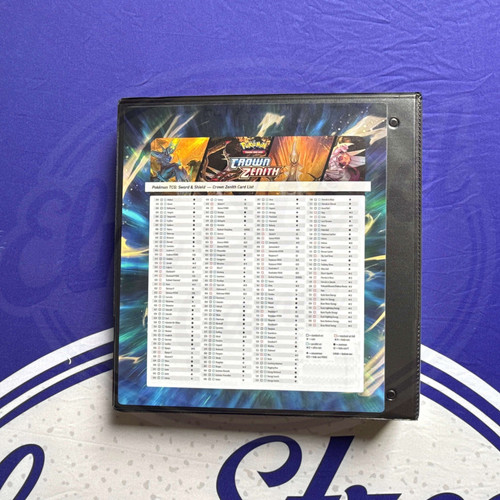 SWSH125 Crown Zenith Pokmon Binder Set | Elm Street Games SWSH125 Crown Zenith Pokmon Binder Set | Elm Street Games