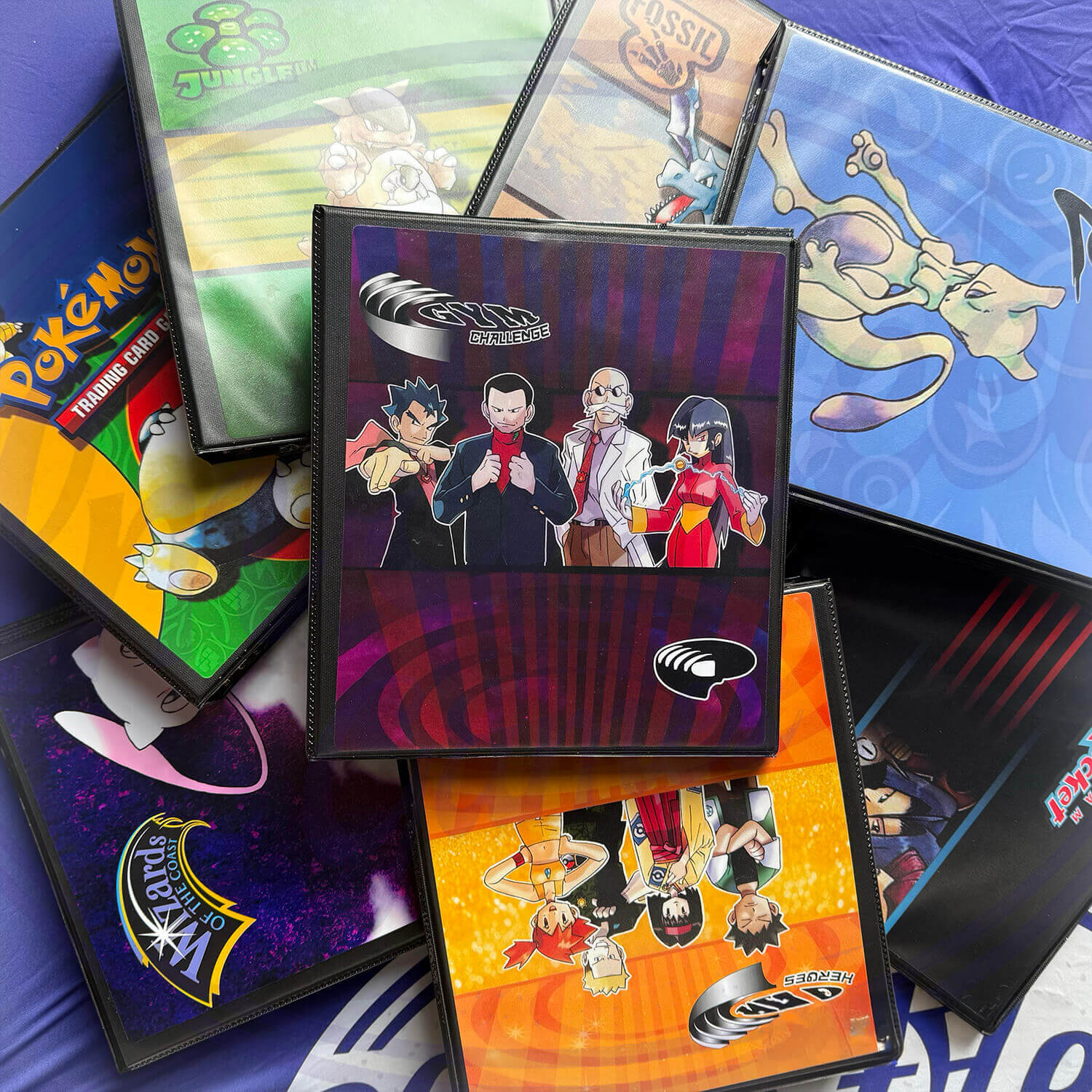 Gym Challenge Pokmon Binder Set WOTC07 - Professional Binder For Card  Collector | eBay