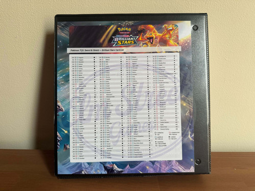brilliant stars card binder Pokemon Brilliant Stars 9 Pocket Full Size Card Binder Portfolio: Ft.  Charizard & Whimsicott