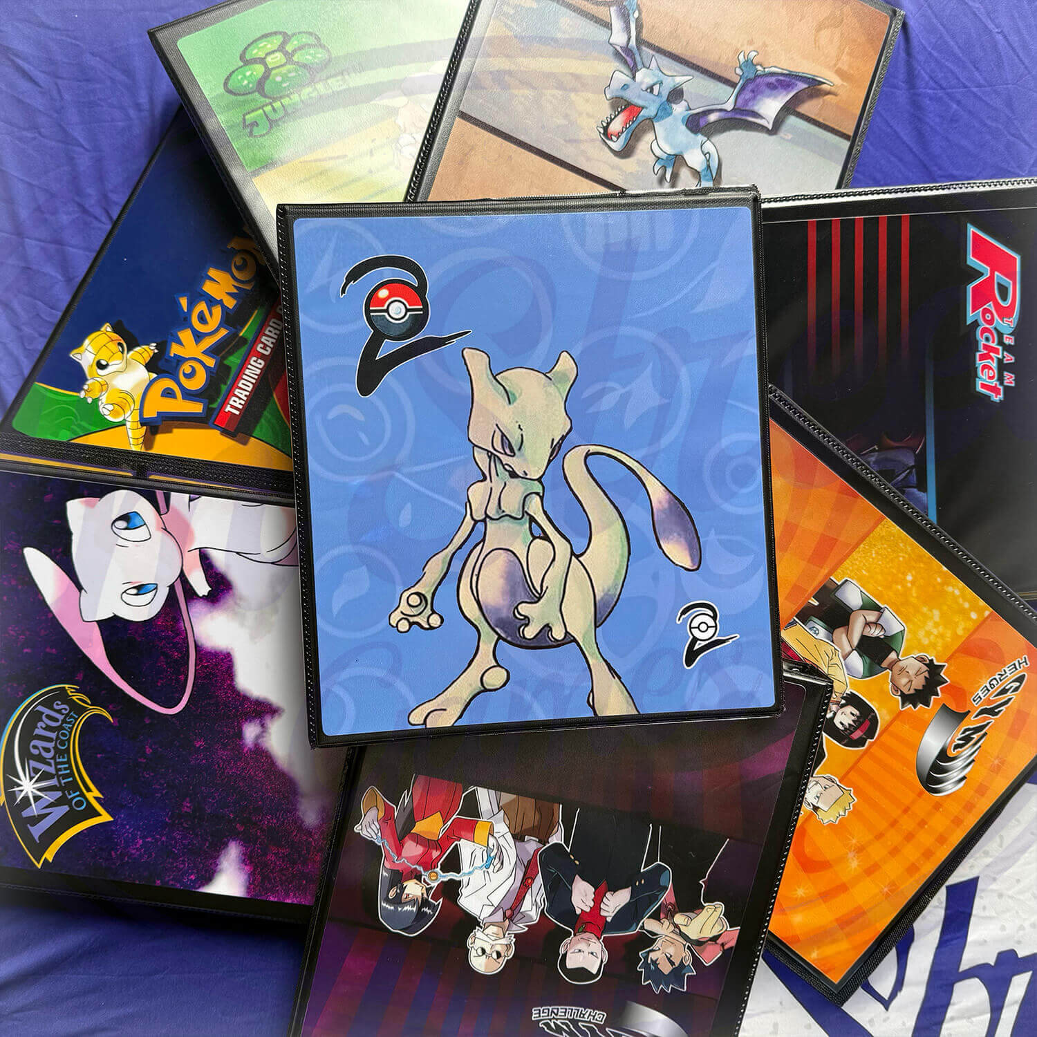 ポケモンカードゲーム Pokemon Card Collection Binder Base set Base Set 2 Pokémon Binder w/ Pages - Vintage Card Album, TCG