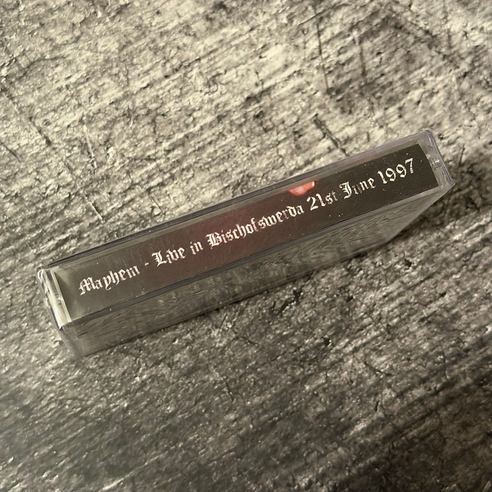 Miniaturbild: Mayhem – Live in Bischofswerda 21st June 1997 (Cassette, New Sealed)