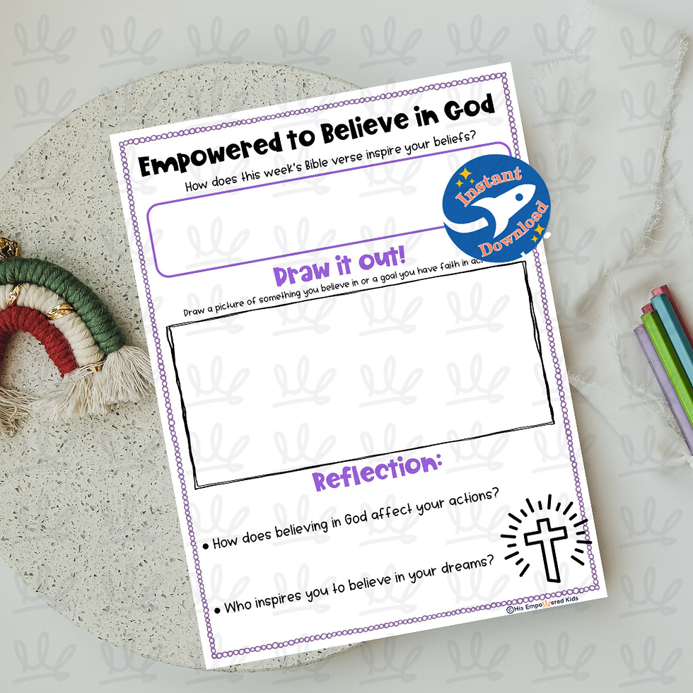 Thumbnail: Empowered to Believe in God Activity Set BUNDLE [Preschool and Elementary]