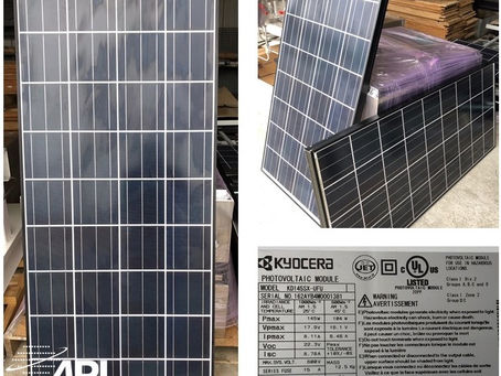New & Slightly Used Solar Panels for Sale!