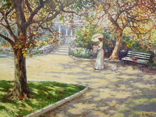 Jardim da fazenda em Taquaritinga, São Paulo, Brasil (Jardim da fazenda em Taquaritinga) - Washington Maguetas