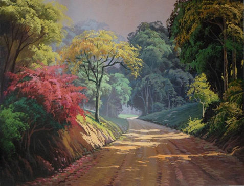 Estrada no outono (Estrada no outono) - Osmar dos Santos Soares