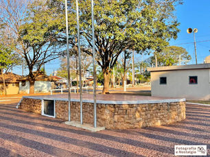 Coreto, Praça Maria Melhem Jabur, Américo de Campos, São Paulo, Brasil