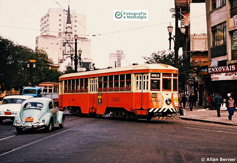 Bonde da CMTC, 09/1964, São Paulo, Brasil