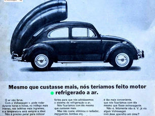 Propaganda "Mesmo que custasse mais, nós teríamos feito motor refrigerado a ar", 1965, Volkswagen Fusca, Volkswagen, Brasil