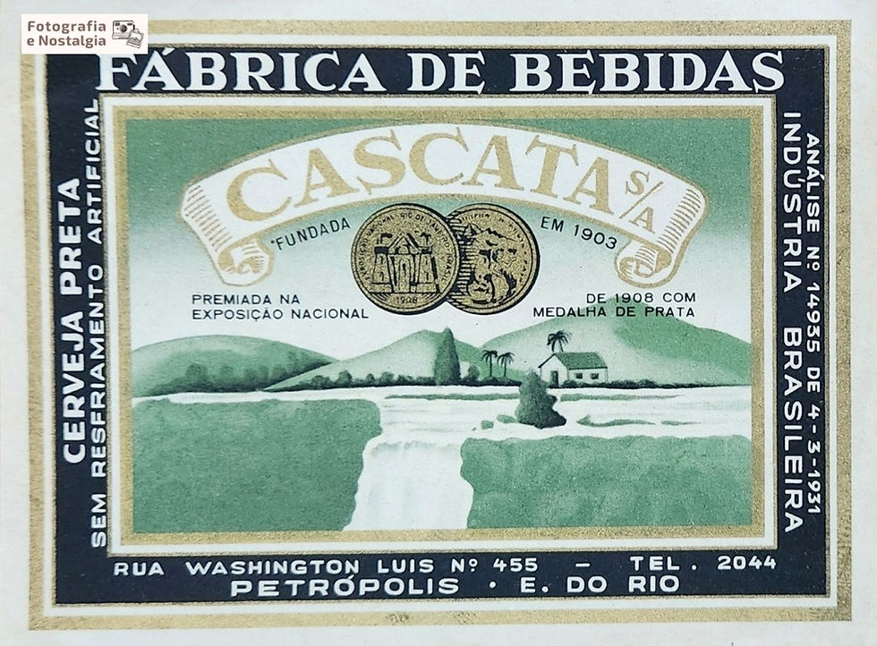 Rótulos antigos de cerveja, Estado do Rio de Janeiro, Brasil