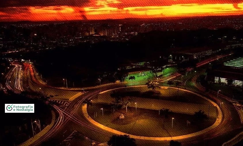 Vista da antiga rotatória da Treze de Maio, Ribeirão Preto, São Paulo, Brasil