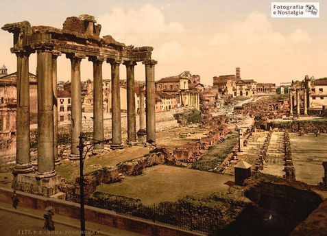 Roma Foro Romano 2, 1890-1900, Roma, Itália
