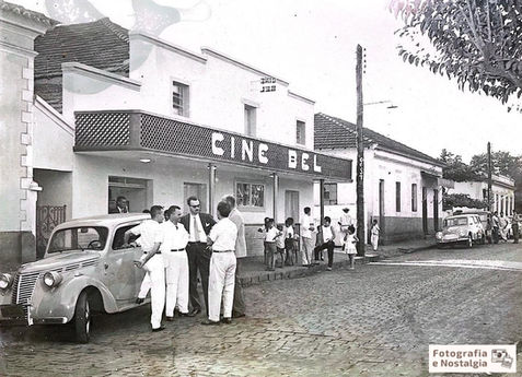Inauguração do Cine Bel, Bonfim Paulista, Ribeirão Preto, São Paulo, Brasil