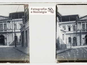 Estereoscopia Travessa das Belas Artes, 1915, Rio de Janeiro, Brasil
