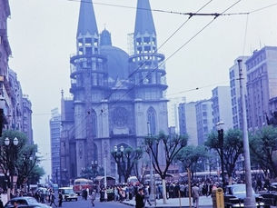 Aspecto da Praça da Sé, Circa 1960, São Paulo, Brasil