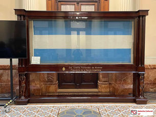 Bandera del Operativo Cóndor, Salón de los Pasos Perdidos, Congreso de la Nación Argentina, Buenos Aires, Argentina