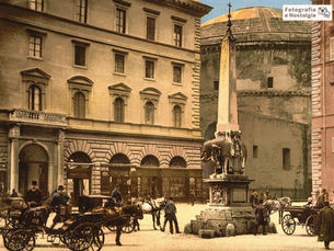 Roma Piazza di Minerva, 1890-1900, Roma, Itália