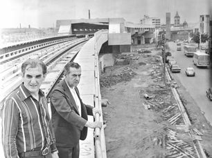 Obras da Estação Ponte Pequena / Atual Estação Armênia, Metrô, São Paulo, Brasil