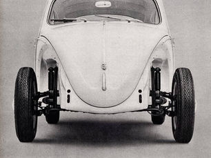 Propaganda "Vê? Não tem molas", 1965, Volkswagen Fusca, Volkswagen, Brasil