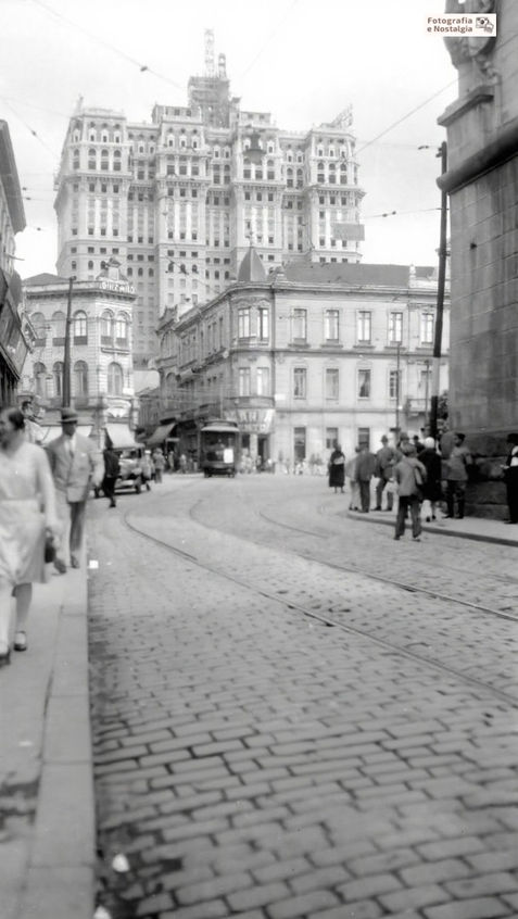 Rua Florêncio de Abreu e Largo de São Bento, 1929, São Paulo, Brasil