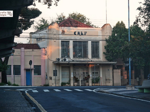 Vista da Estação Ferroviária de Franca, São Paulo, Brasil